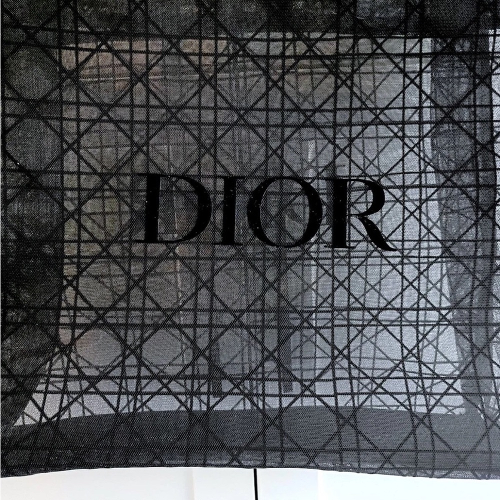 Dior limited edition Black mesh Tote Bag new - Picture 6 of 10